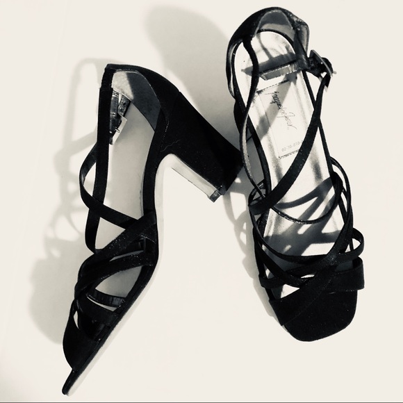 Jacqueline Ferrar strappy Heels sz 5.5 - Picture 1 of 4